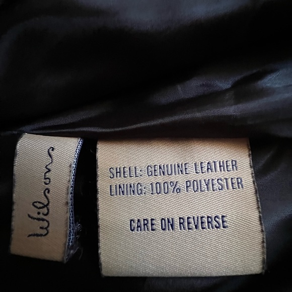 COPY - Wilson’s Black Studded Genuine Leather Moto Jacket. EXTRA Large - Picture 10 of 14